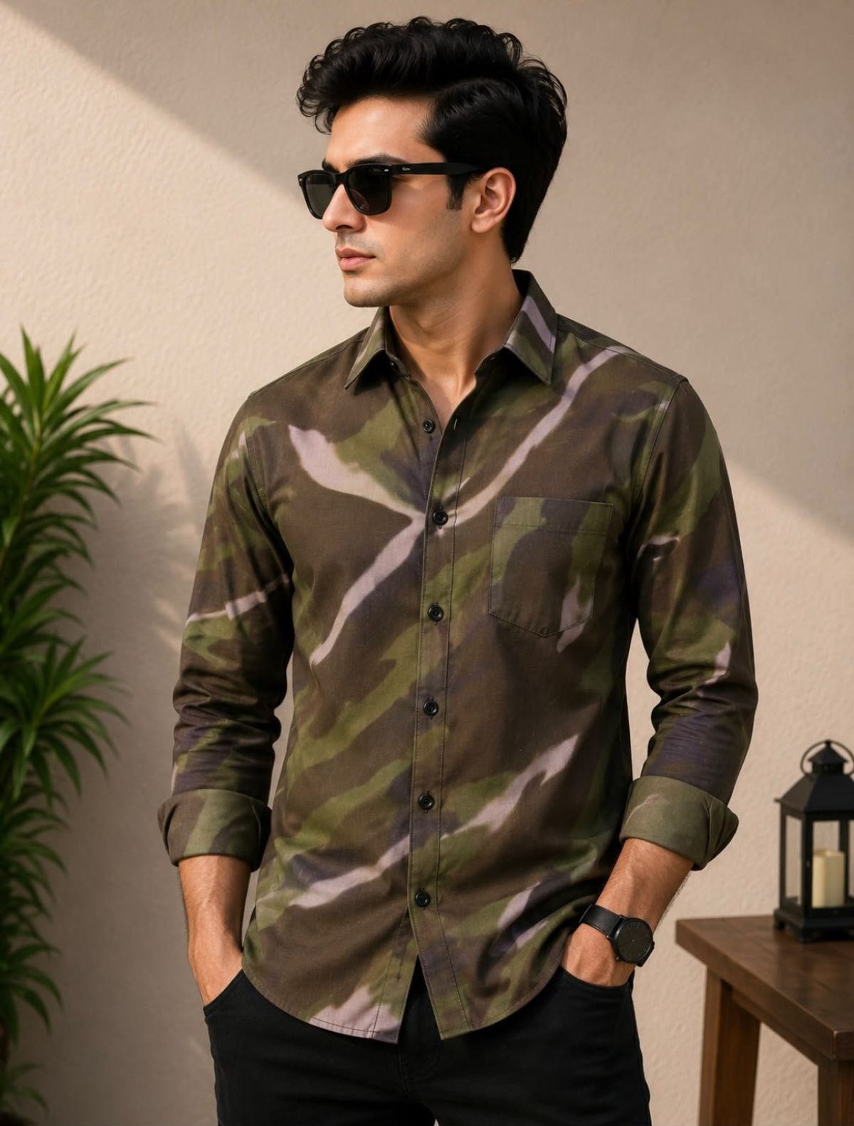 Slub Linen Shirts for Men's