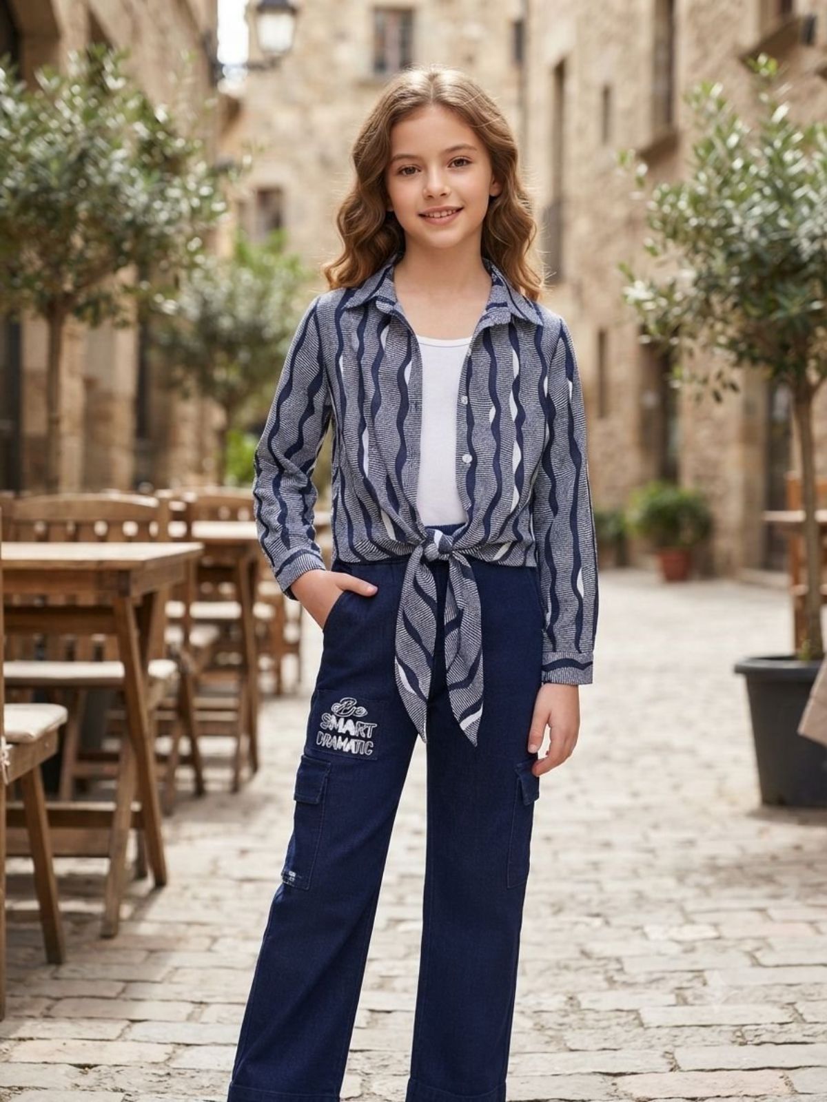 SG Fashion Kids girl top bottom Set