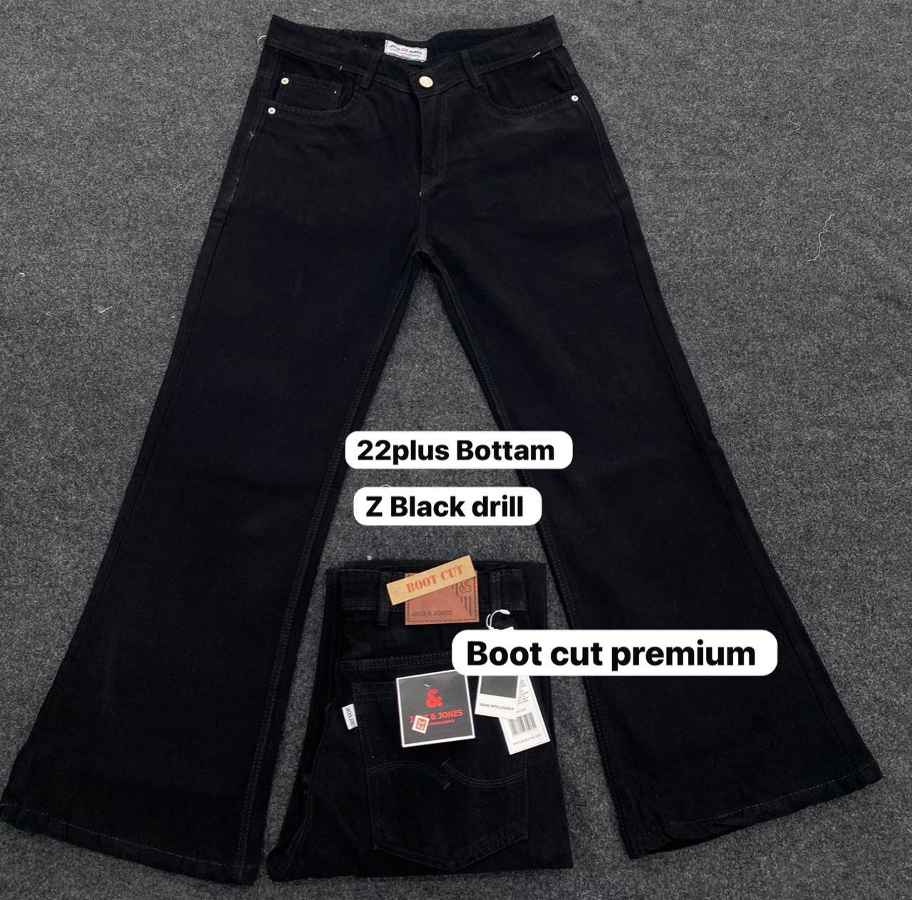 Men's Z Black Jeans Bootcut