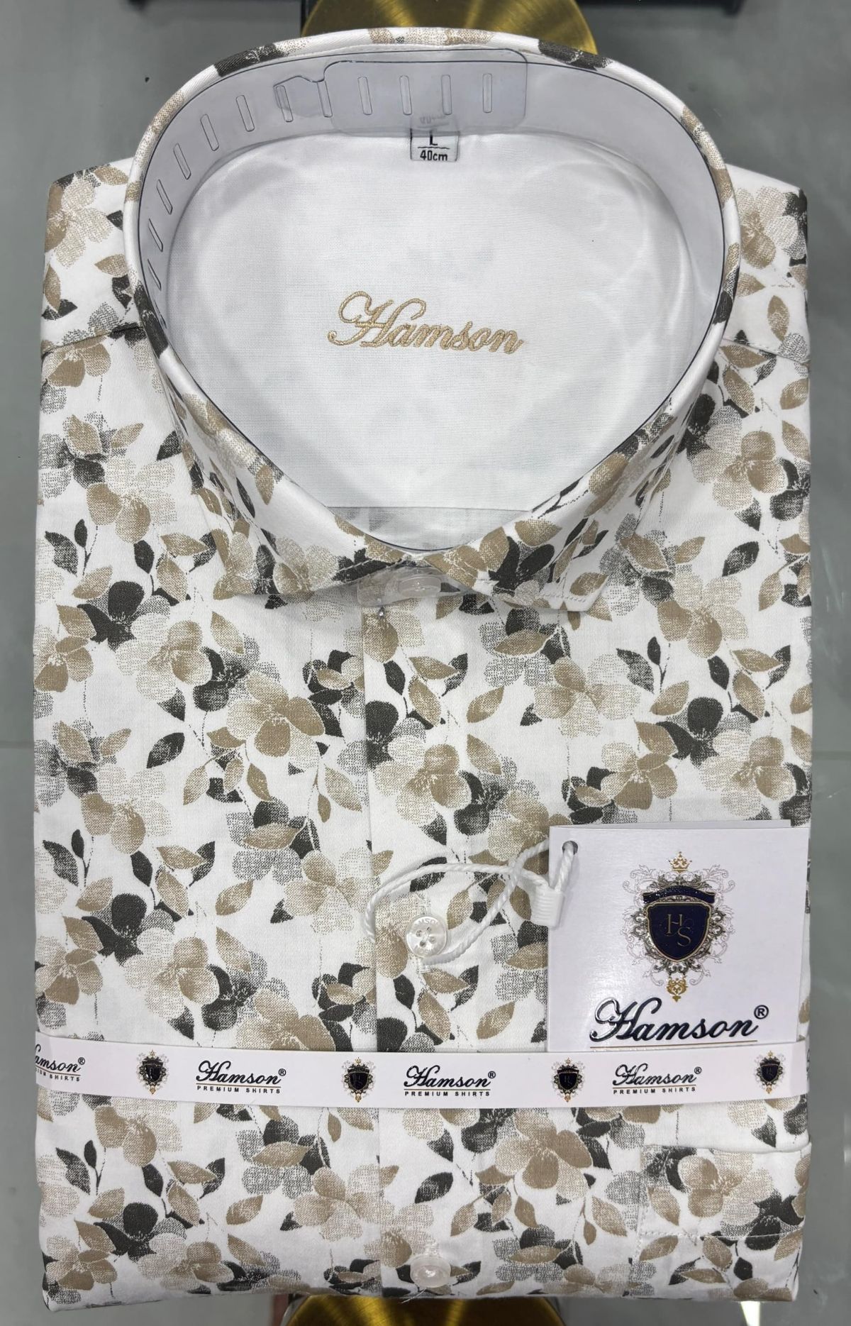 Hamson 100% Giza Cotton Printed  Men's Shirts