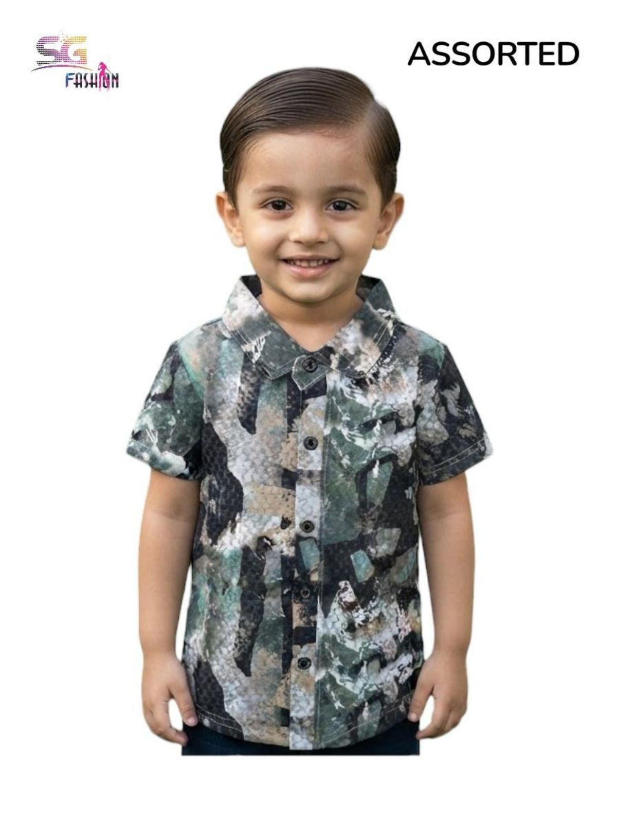 SG Fashion Kids Boys Shirts Set