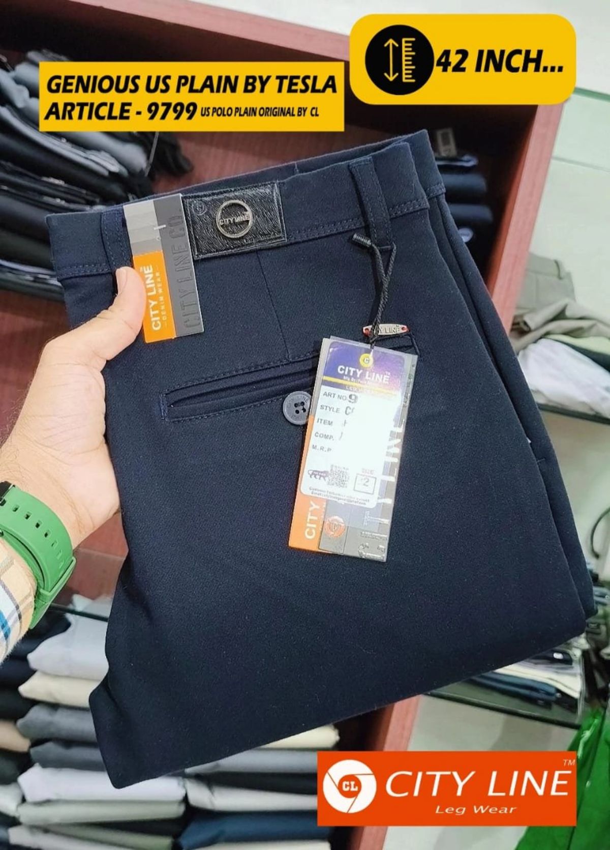 Men's Premium Formal Pants -9861
