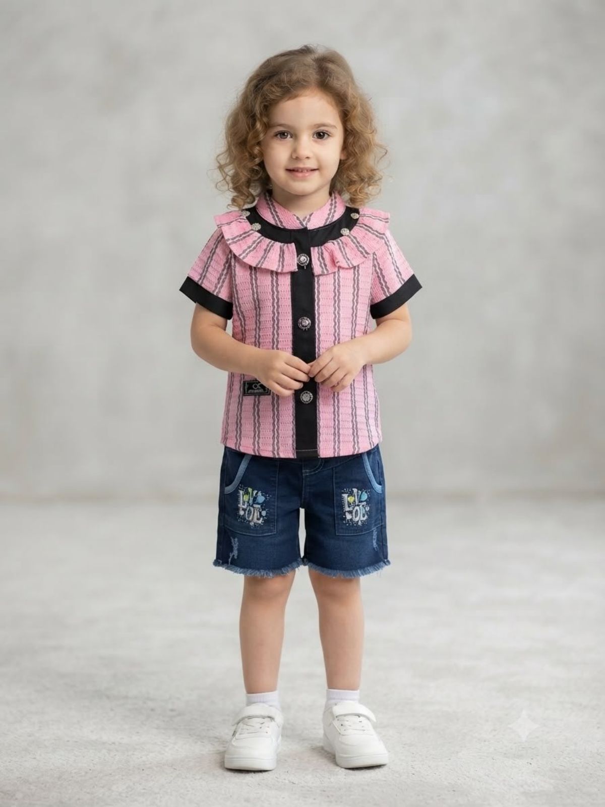 SG Fashion Kids girl top bottom Set