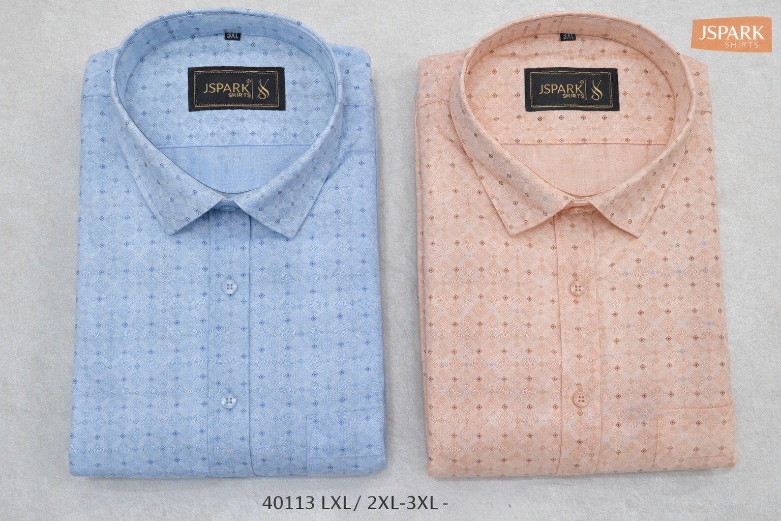 Jspark Shirts- 40113 (2XL-3XL)