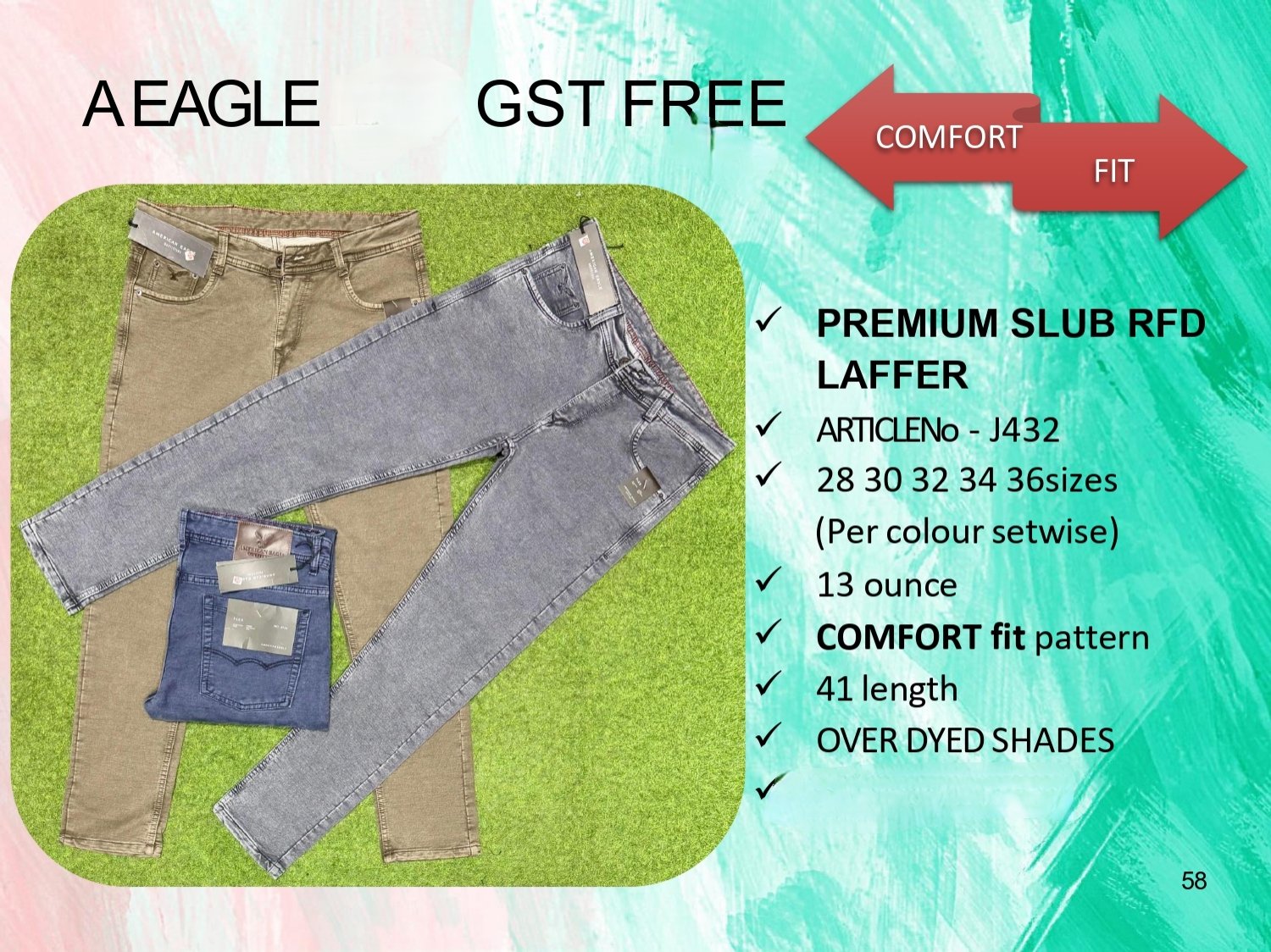 Men's Denim Jeans- A EAGLE