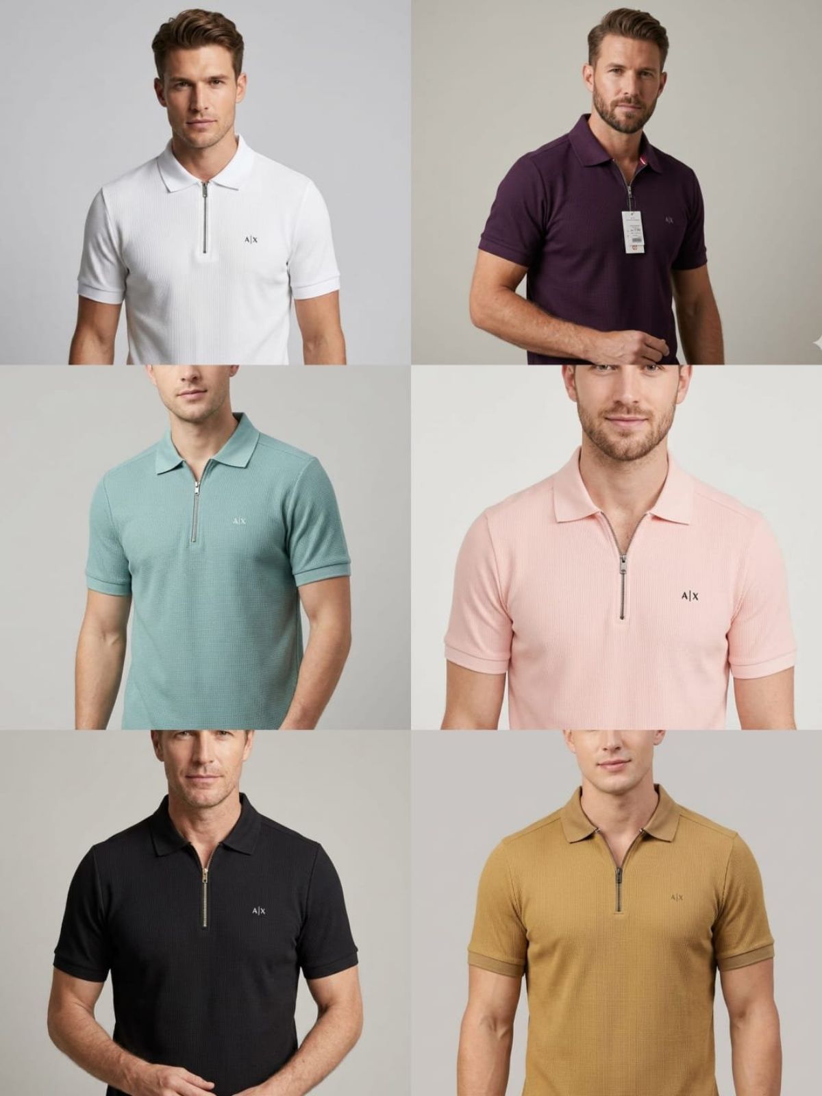 Polo Collared Neck T-shirts For Men's