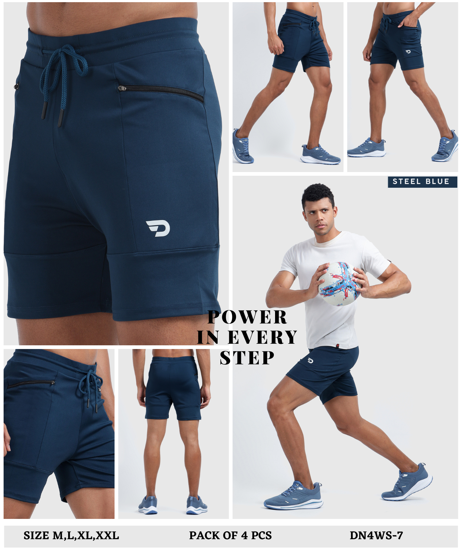 Imported 4way Taiwan Lycra HalfPant (GSM 250)