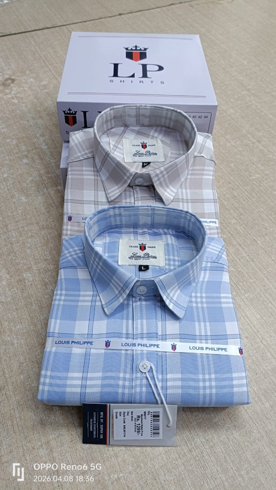 Men's Shirts Oxford check