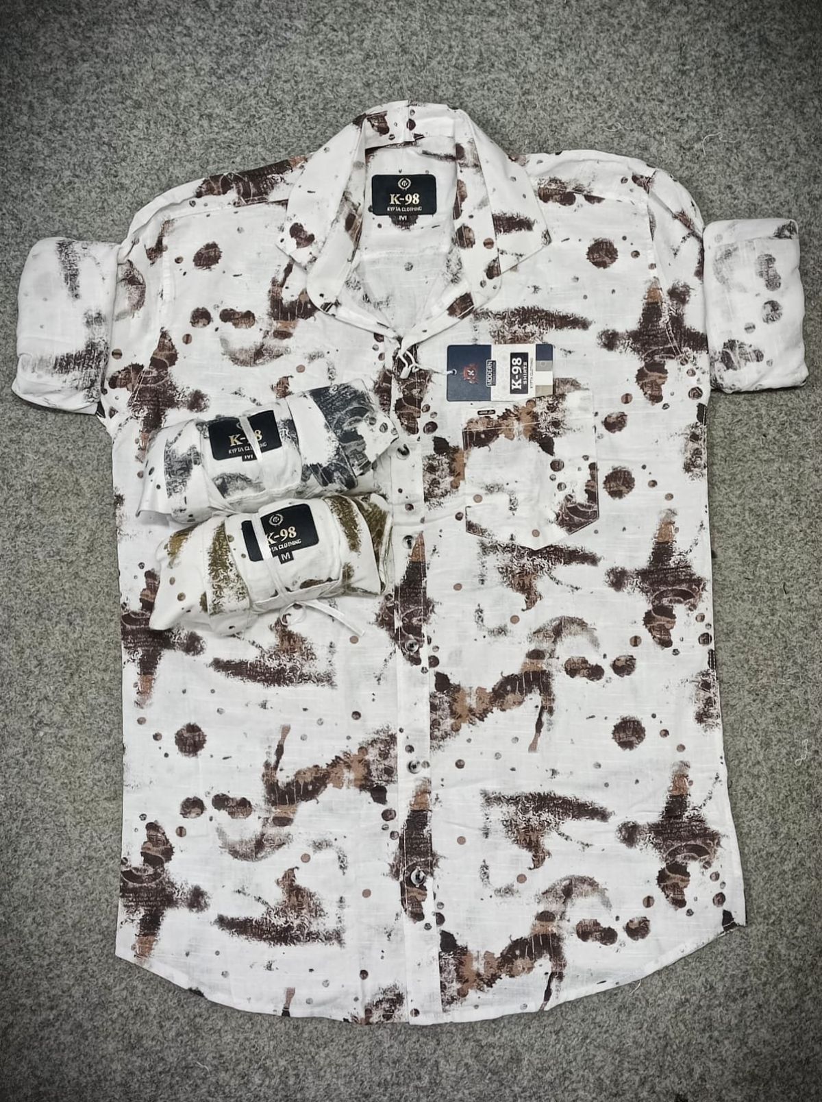 Linen Prints Shirts for Men's