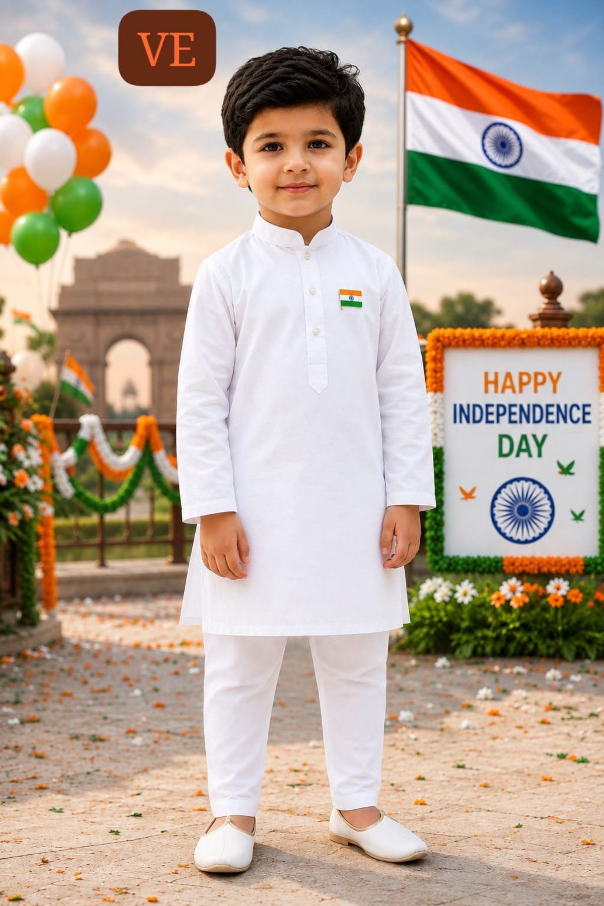 SG Fashion Boy's Top Bottom Set- Kurta Pajama