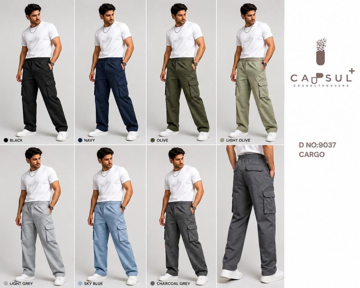 Capsule+ Men's Heavy Six Pocket Cargo-9037
