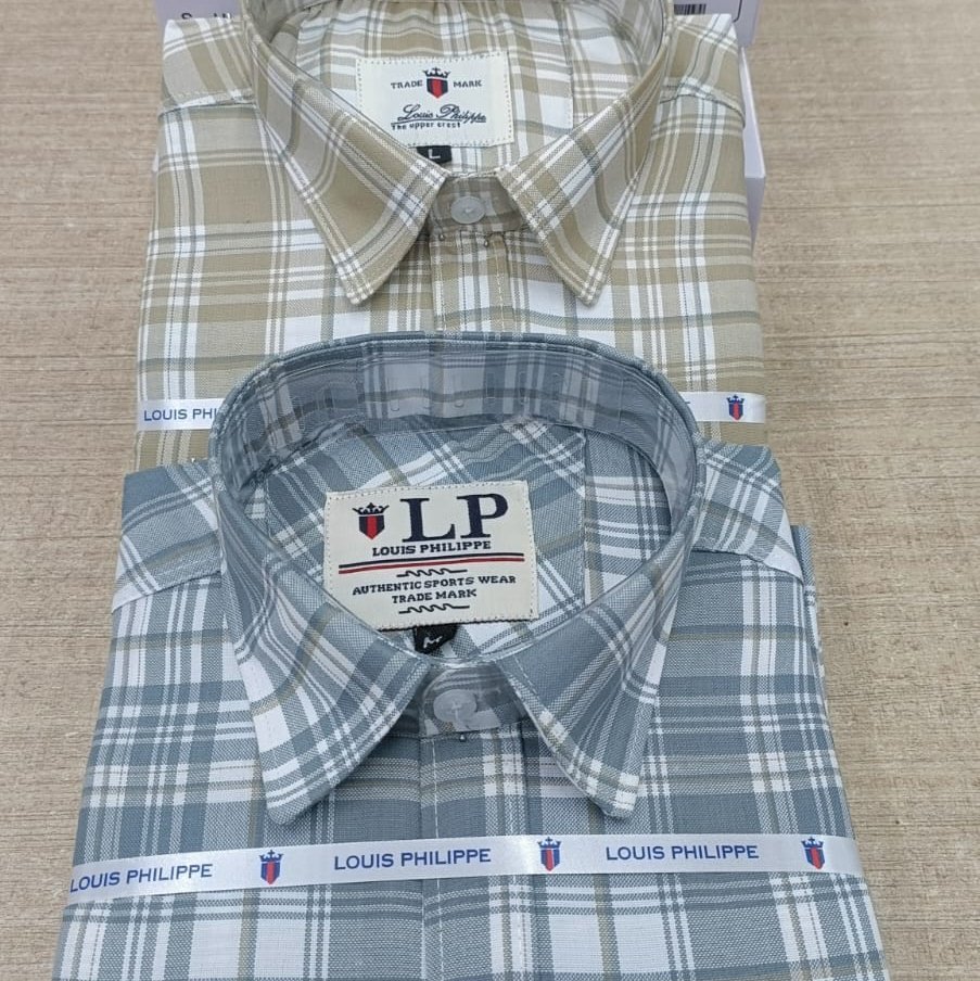 Men's Shirts Oxford check