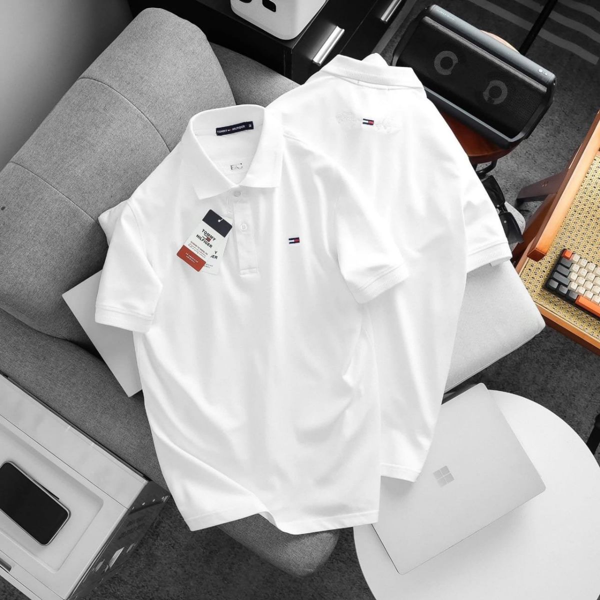 TOMMY HILFIGER PREMIUM MENS POLO T-SHIRT M to 2XL