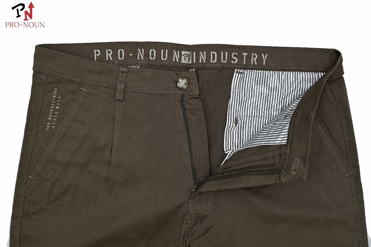 Pro-Noun Men's Straight Fit Cargo Pants D No- 1816 -Olive