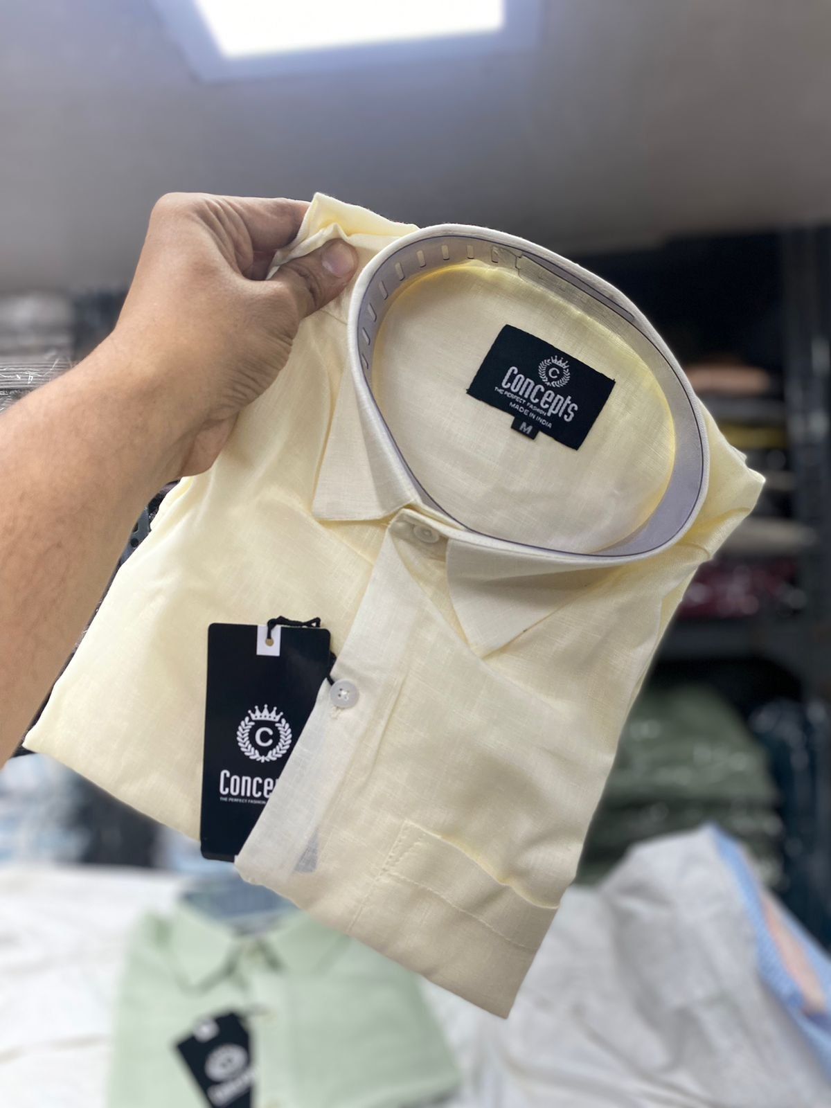 Concepts Men's Shirts Cotton Linen