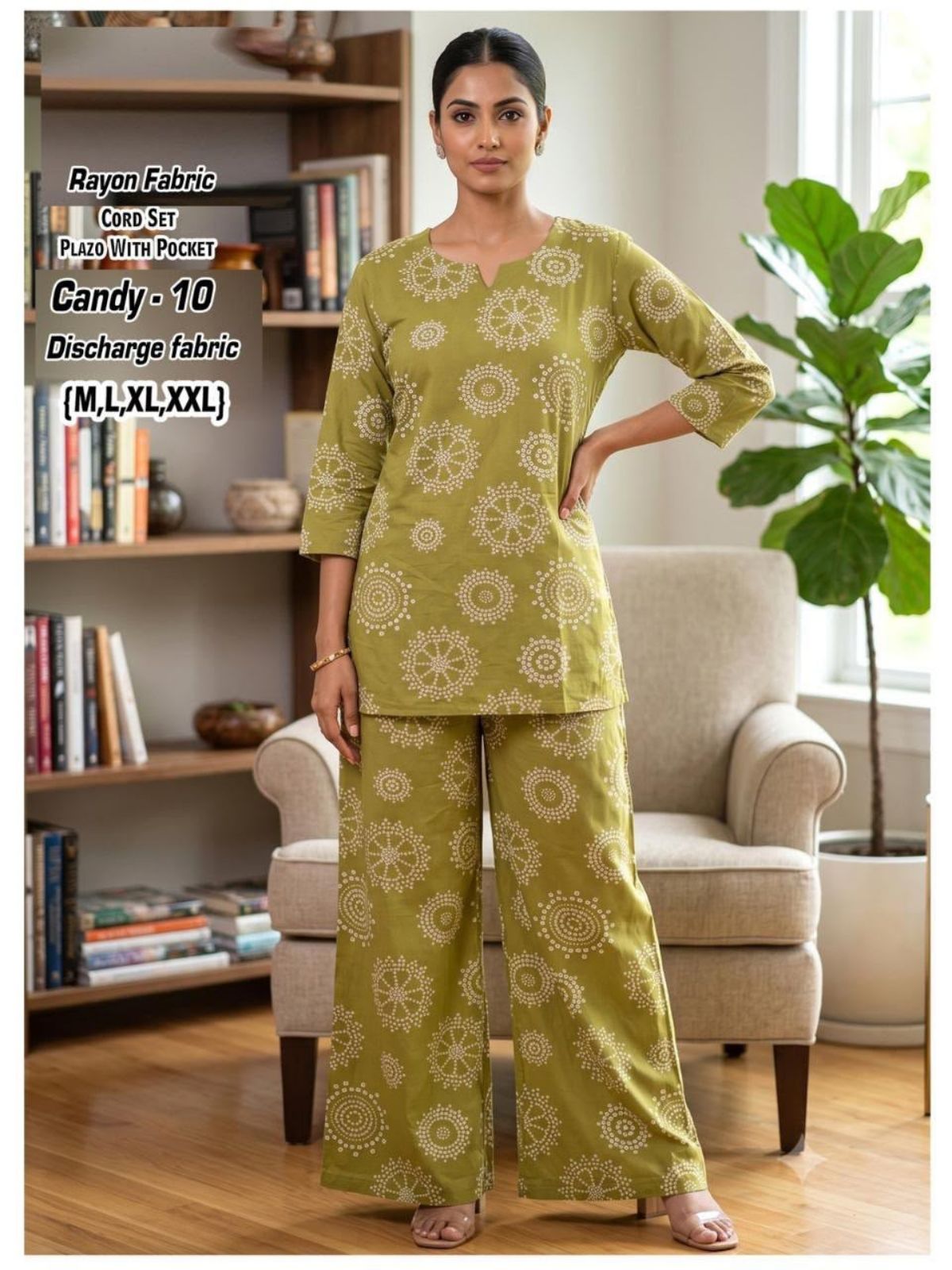 Women's Ethnic Wear Co-Ords Set- Candy-10