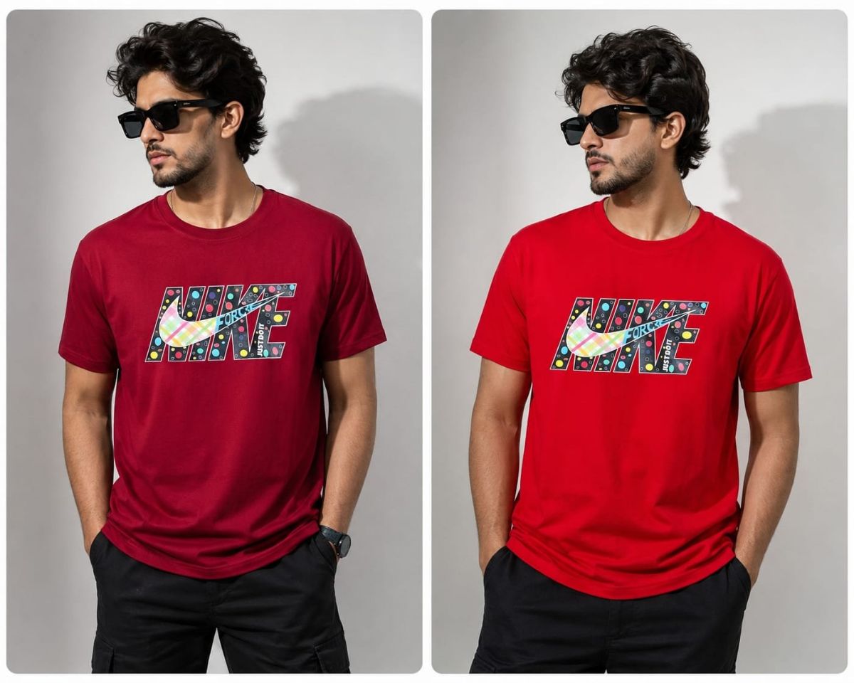 Cotton Lycra Round neck Tshirt for men's