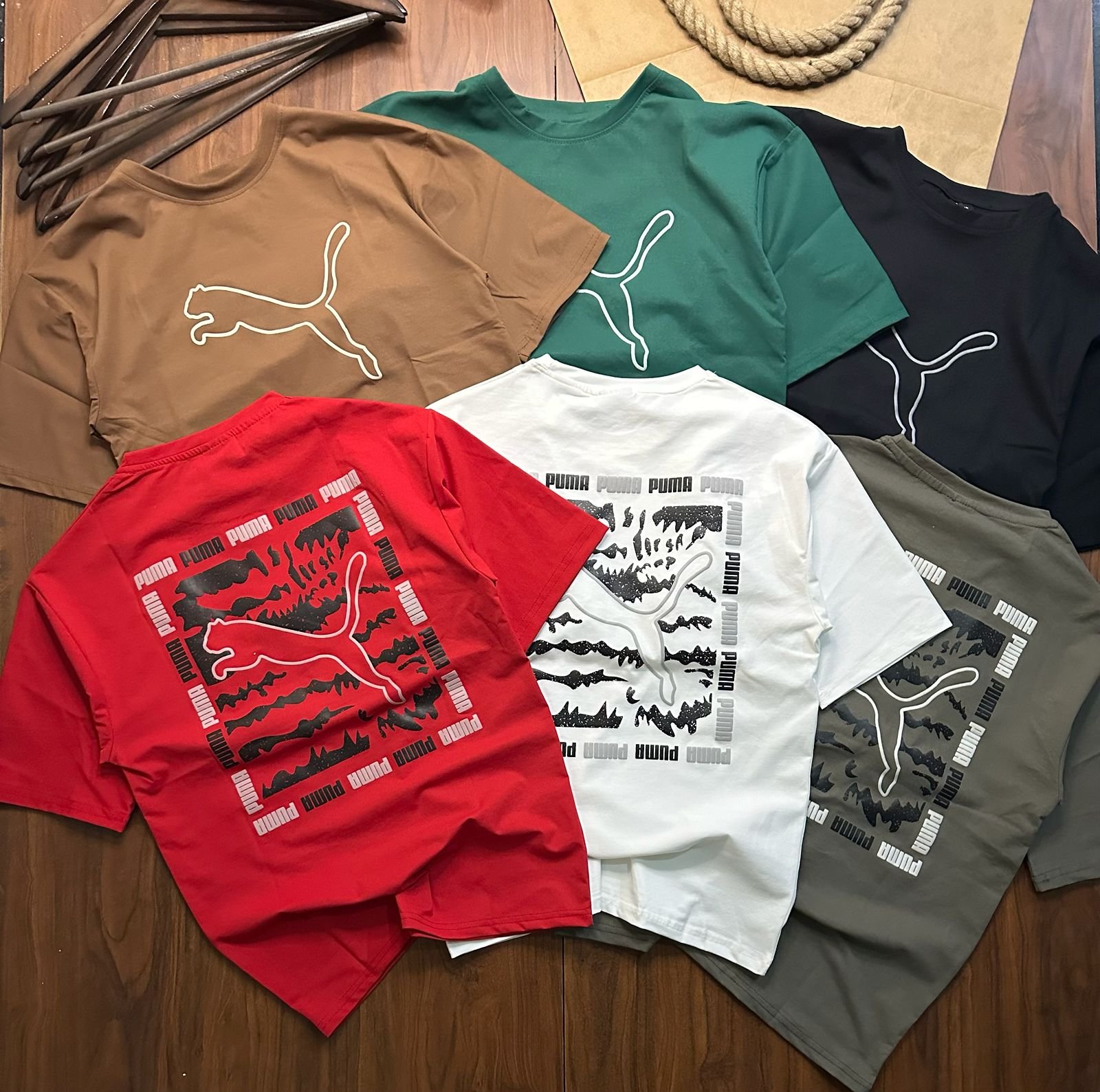 Khatri Men's Fake Cotton Lycra T-shirts Set