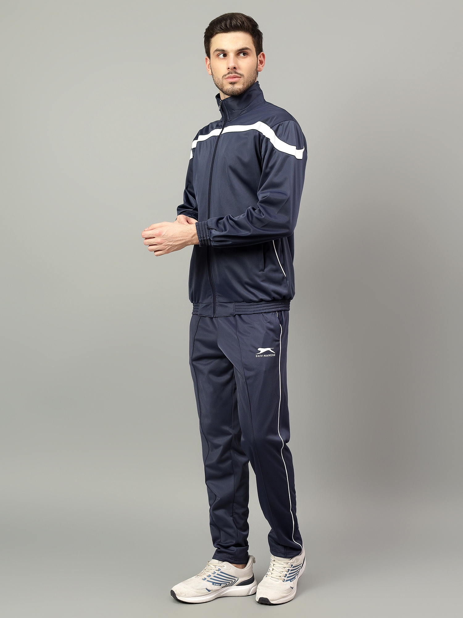 Men's Tracksuit  461B-TP-Navy/White-XL