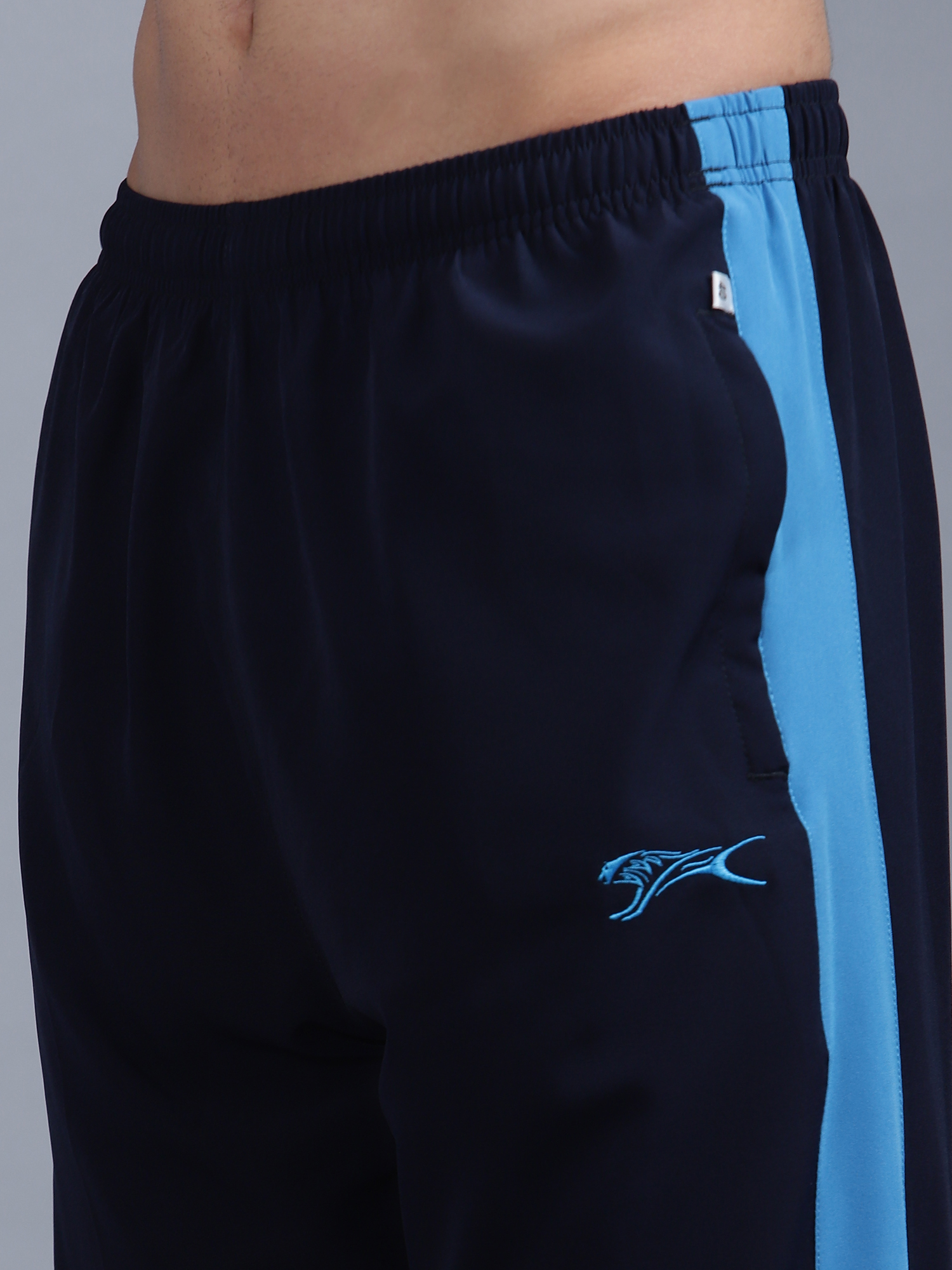 Men's Tracksuit  447B-NS-Navy/Cyan/White-XXL