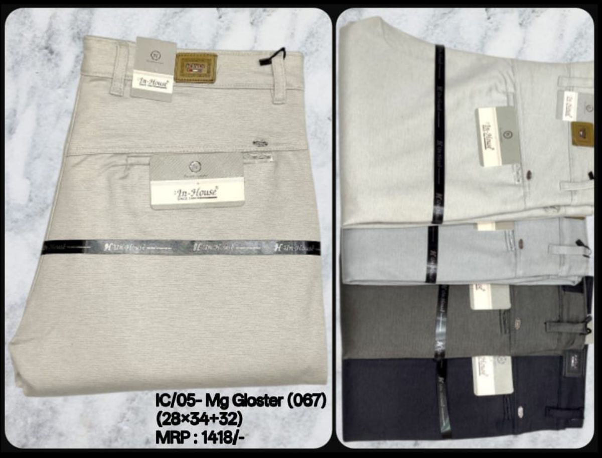 In-house Trouser For Men's -IC/05- Mg Gloster (067)