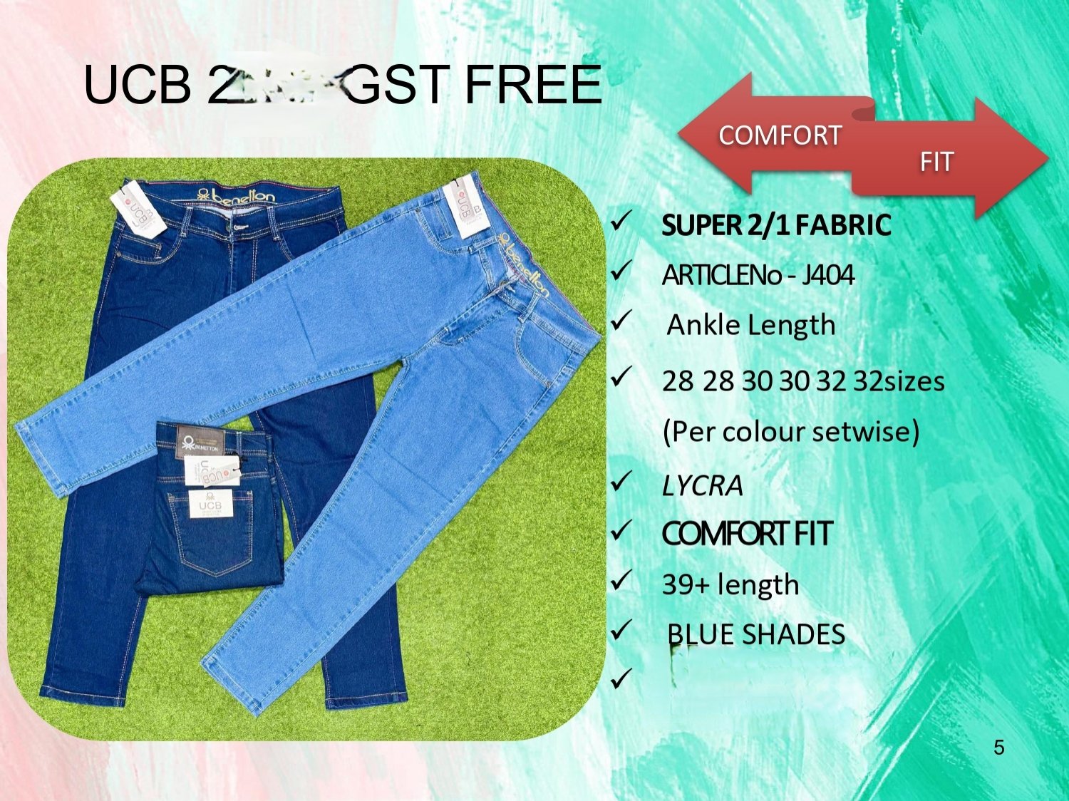 Men's Denim Jeans- UCB