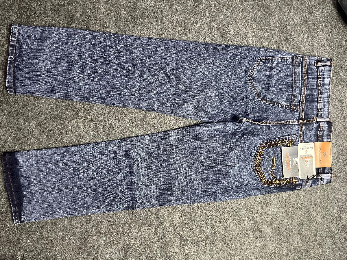 Men's Slub Linning Premium Straight Fit Jeans