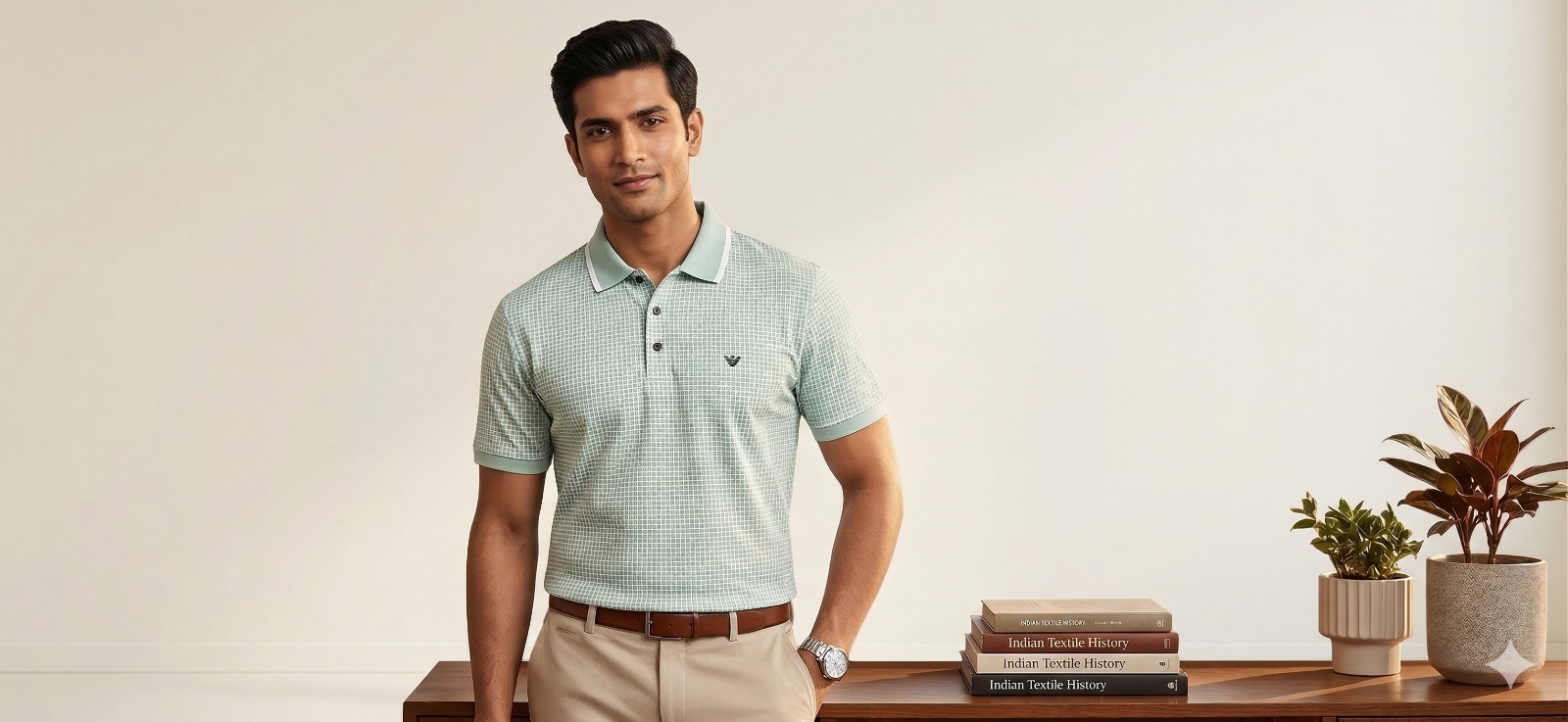 Mens Half Sleeve Polo NeckTshirt 2036