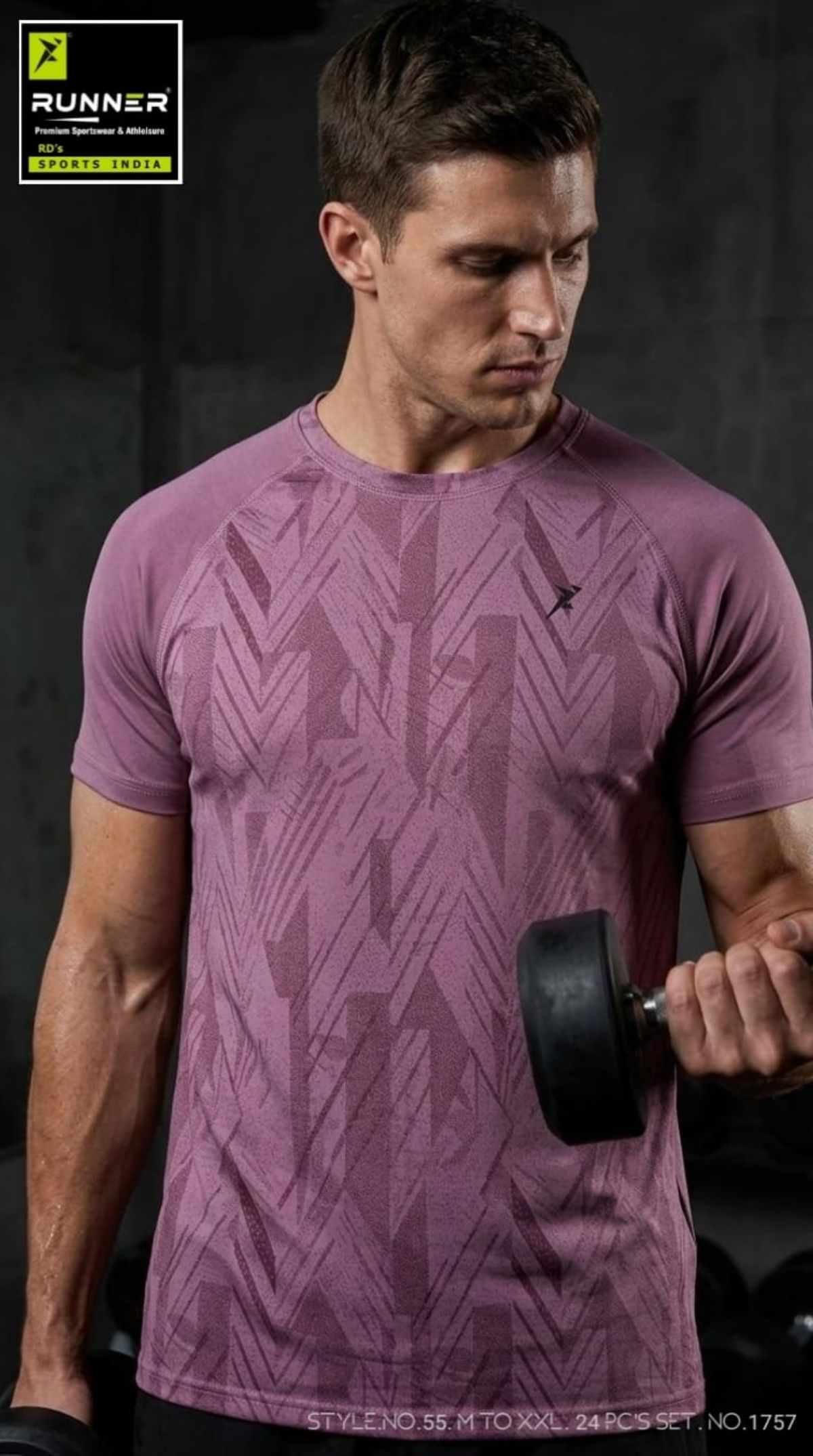 RUNNER Men's T-shirts D No- 55