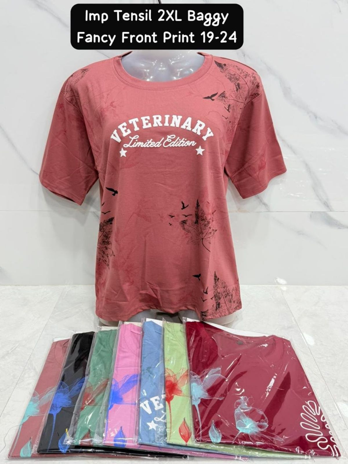 Women's IMP Tencil 2XL DTF Puff and Spray T-shirts