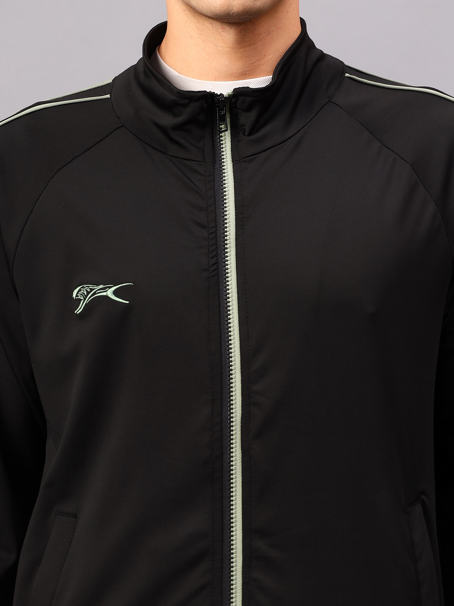 Men's Tracksuit  SNTSW106M-Black/Sage Green-XXL