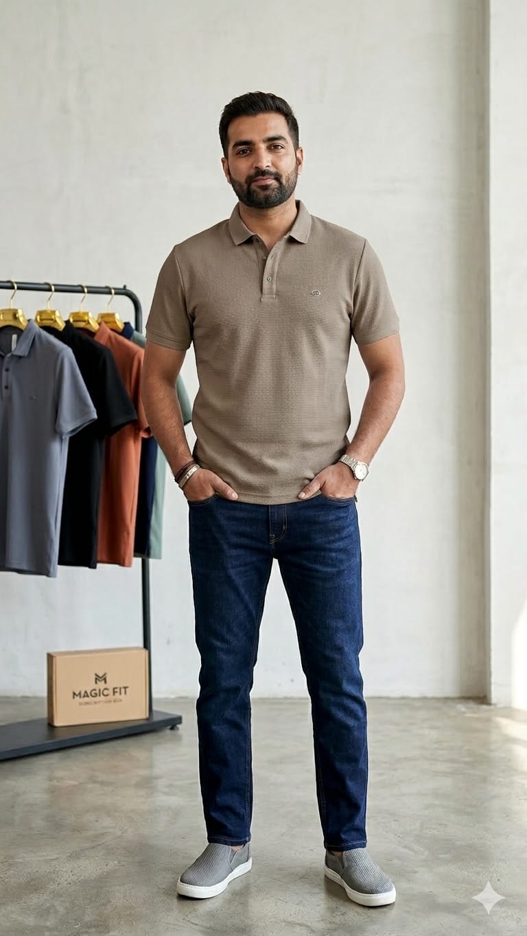 Mens Half Sleeve Polo NeckTshirt 2007