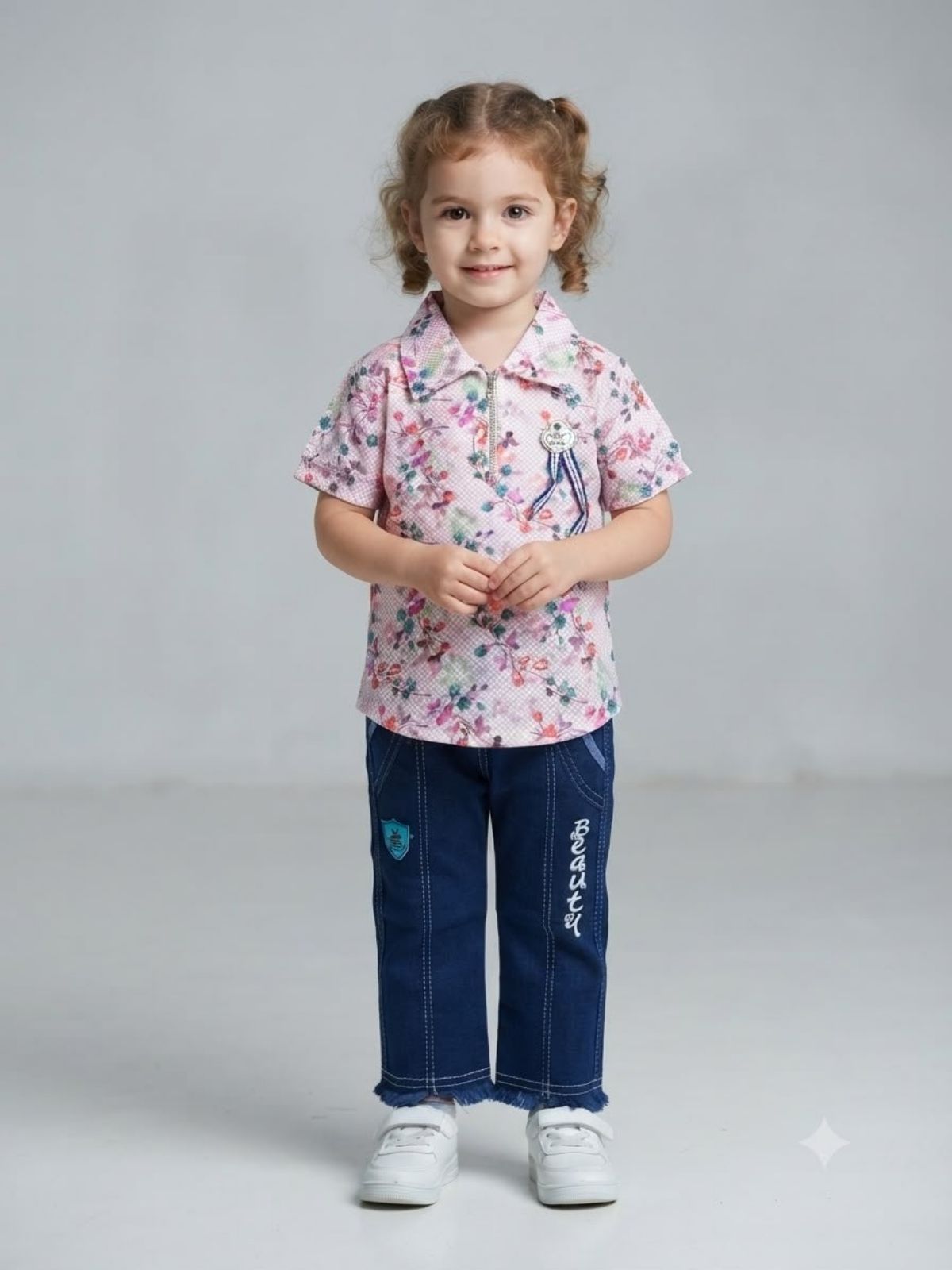 SG Fashion Kids girl top bottom Set