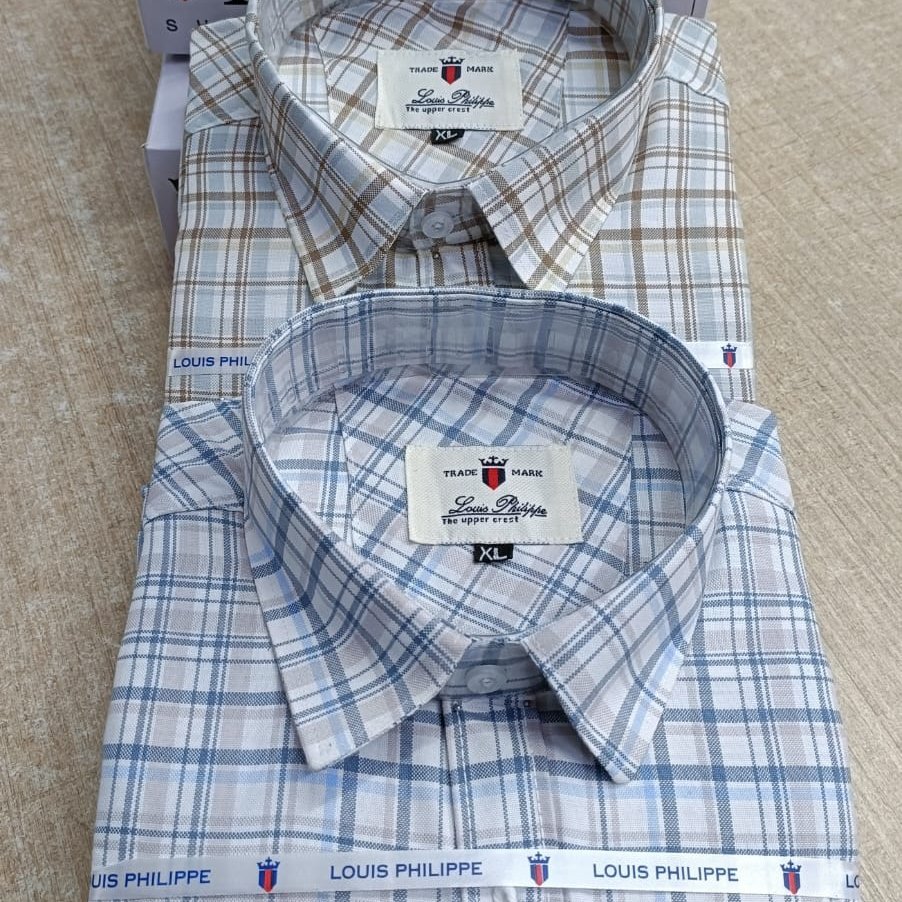 Men's Shirts Oxford check